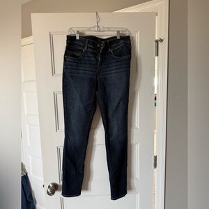 BKE Women's Dark Indigo Skinny Jeans